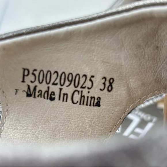 Fly London Silver Wedges Sandals Fashion-Forward Metallic - Picture 7 of 9